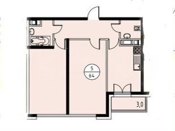 3-комн. квартира