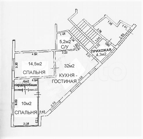 3-комн. квартира