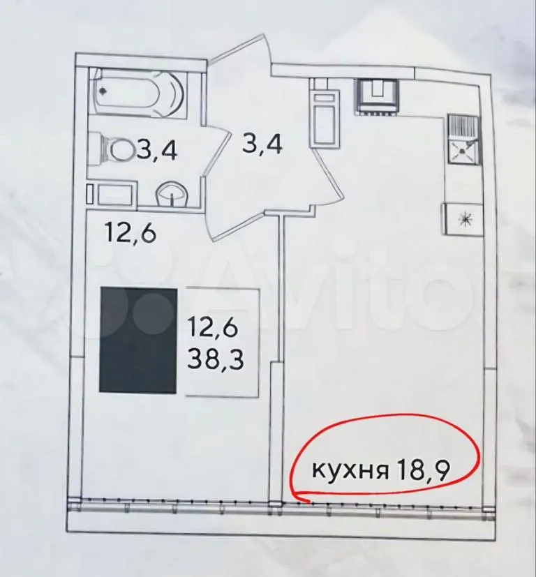 1-комн. квартира