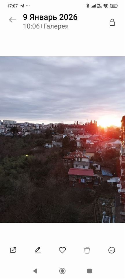 1-комн., 25.6 м², 5/5 этаж, Сочи, мкр-н Новый Сочи, Санаторная ул., 30А — фото 4