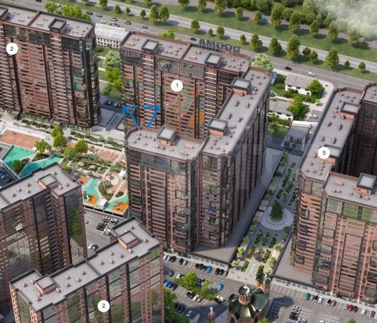 2-комн. квартира, 69.9 м² в ЖК Рекорд — фото 2