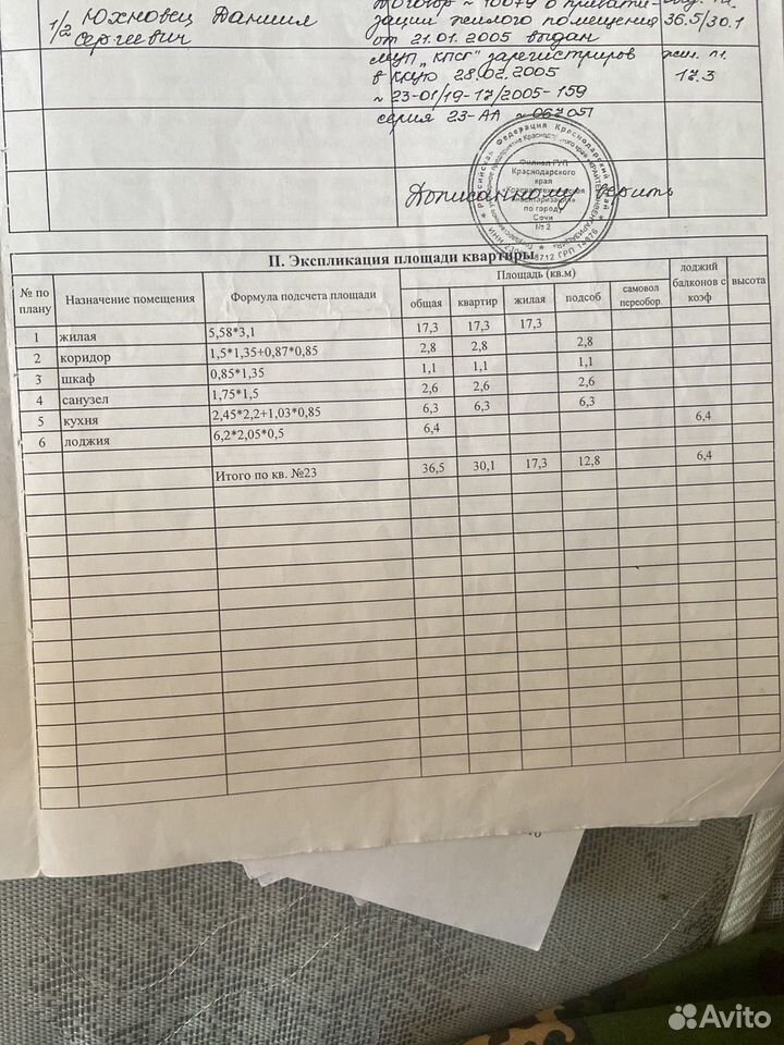 1-комн., 36.5 м², 2/2 этаж, Сочи, мкр-н Светлана, ул. Дмитриевой, 36 — фото 5