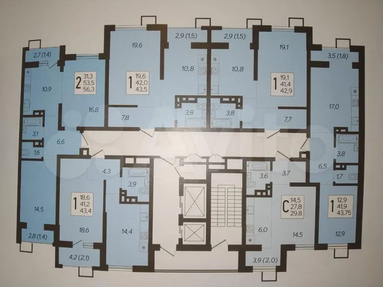 1-комн., 44 м², 4/20 этаж, ЖК «Лето» — фото 4